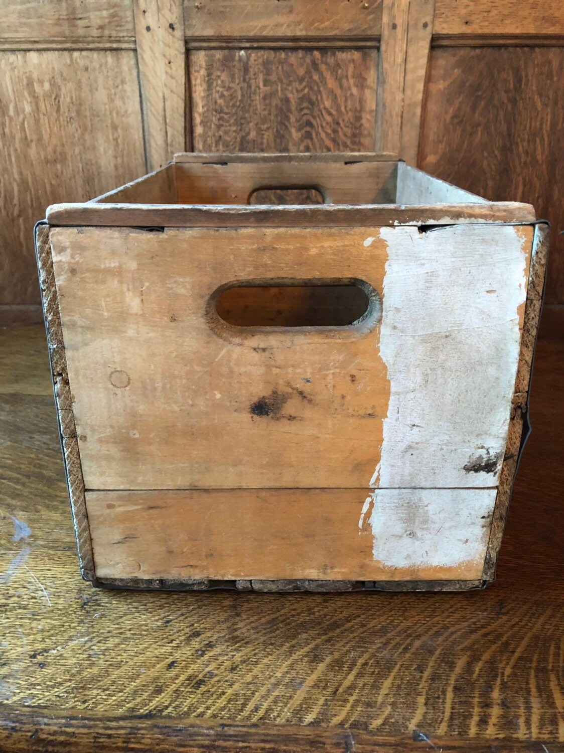 Vintage Wood Crate, American Soda Water Co, Milwaukee