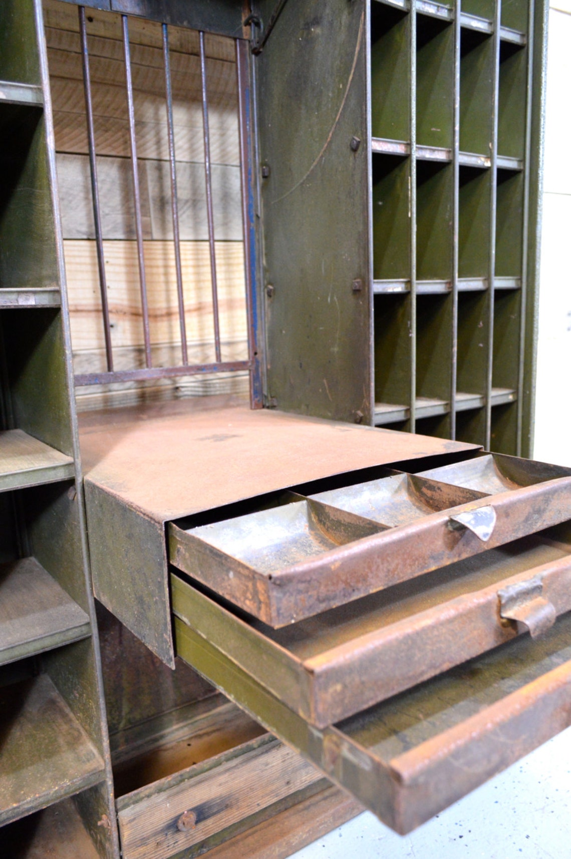 RESERVED Antique Post Office Sorting Post Office Etsy