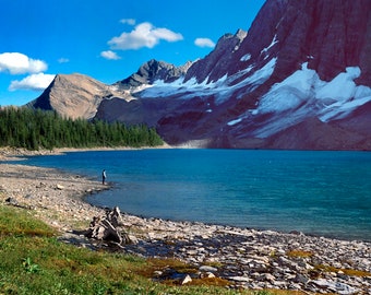 Grote magneet, Mountain Lake, Canadian Rockies