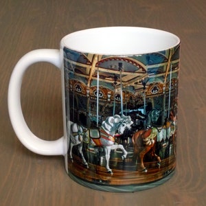 Coffee Mug, Jane&#39;s Carousel, Brooklyn New York