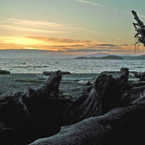 Fine Art Print, Sunset, Pacific Northwest Coast B.C. Canada