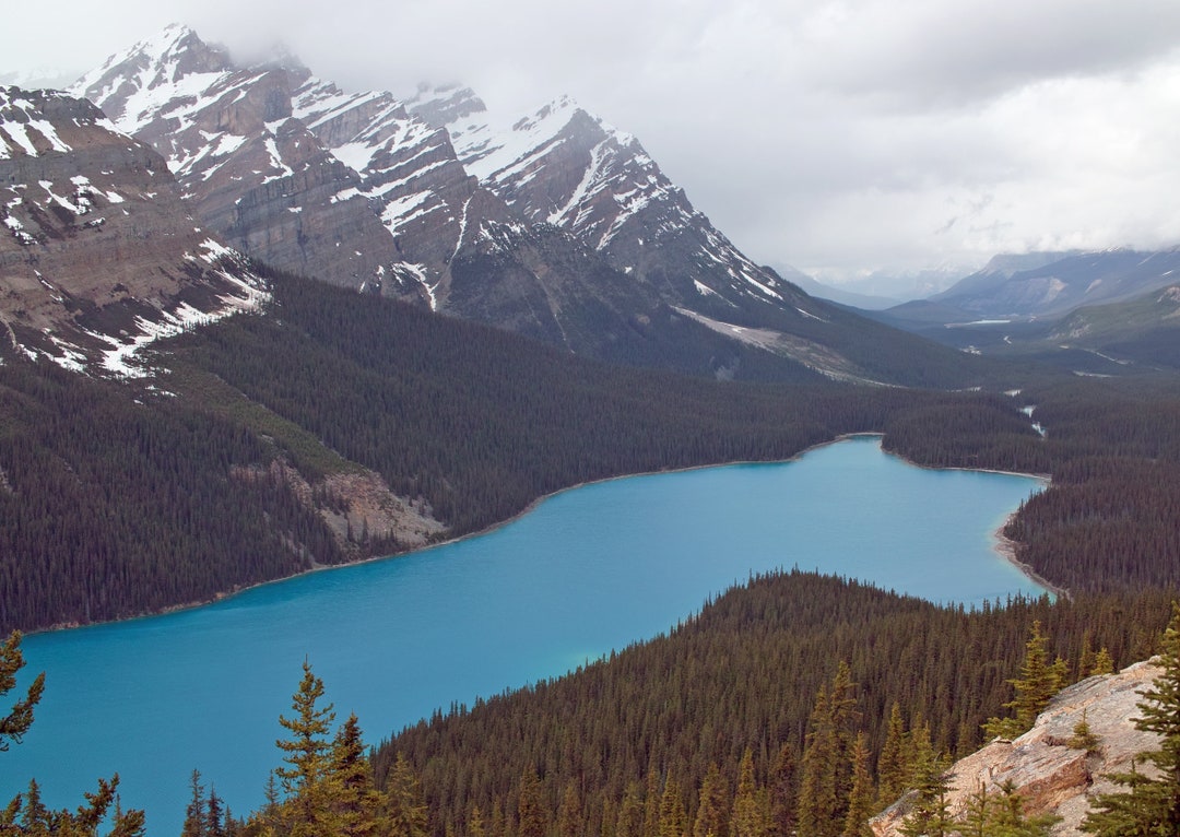 Fine Art Print, Peyto Lake, Mountain Landscape, Jasper, Alberta, Canada ...