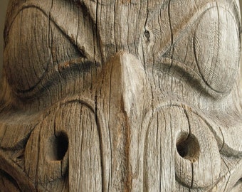 Fine Art-print, totem noordwestkust, inheemse kunst, BC Canada