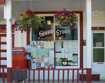 Fine Art Print, Sidar General Store and Post Office, BC Canada