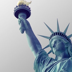 Freiheitsstatue New York Fotografie, Freiheitsstatue Liberty Wall Art, Liberty, Park, Lady New Leinwand, York NY NY Art auf Canvas