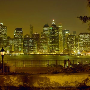 Fine Art Print, Brooklyn Heights Promenade, Manhattan Skyline NYC, Urban Landscape, USA