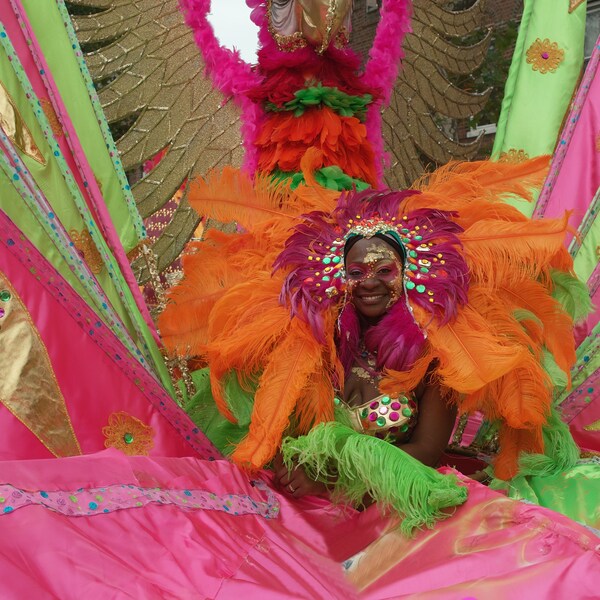 Fine Art Print, Costume, Carnaval antillais, Brooklyn NYC, États-Unis