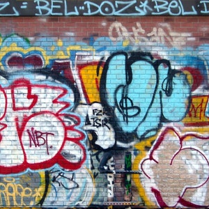 Fine Art Print, Street Art, Graffiti Künstler Signaturen, New York City, USA