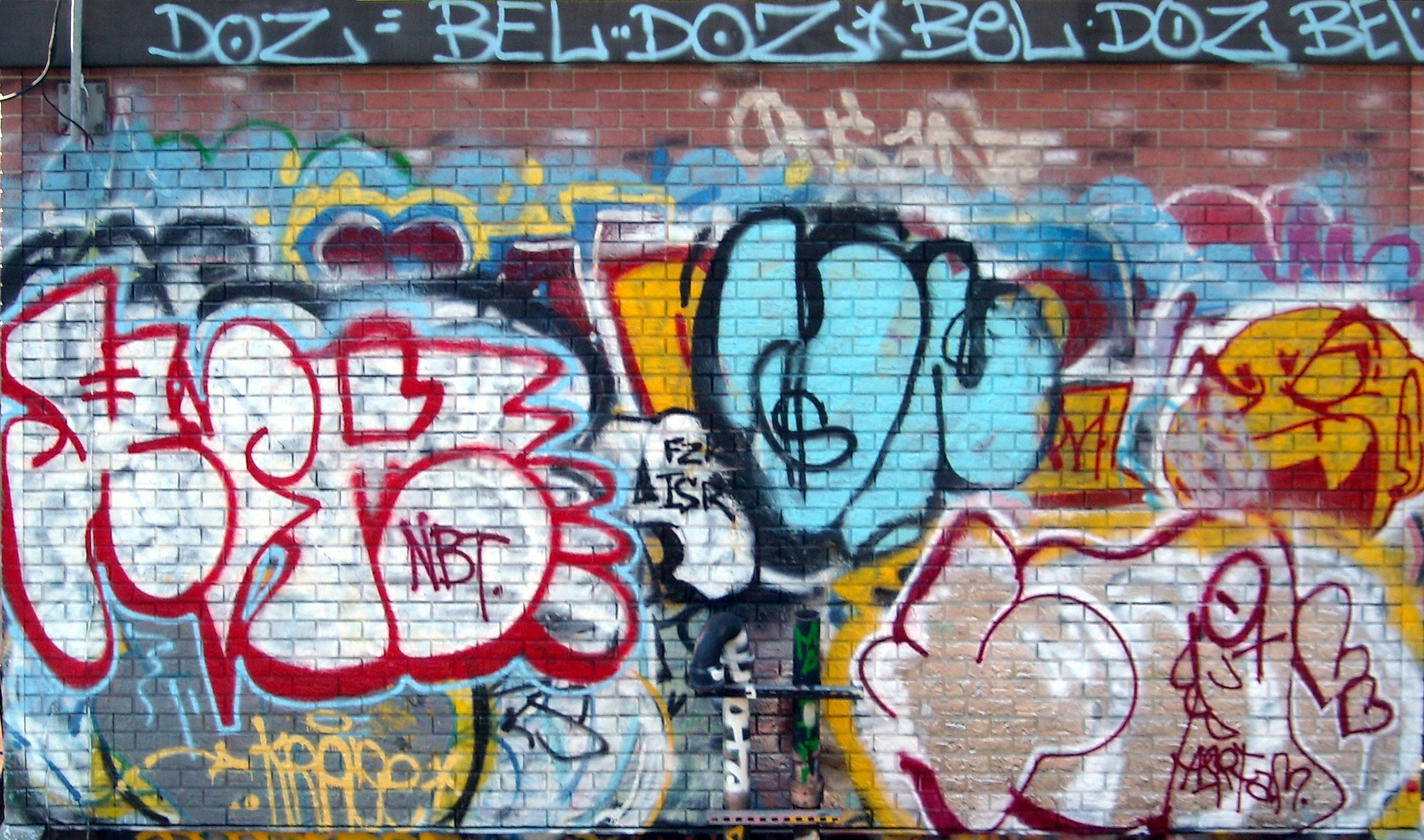 Graffiti Art In Urban Tunnel London England Street Art Tagging