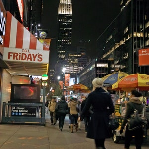 Fine Art Print, New York City, Urban Landscape, 34th Street Penn Station Subway, USA