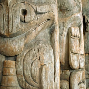 Fine Art Print, Native Art, Northwest Coast Totem, BC Canada