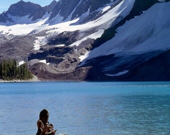 Fine Art Print, Mountain Landscape, Floe Lake, Kootenay National Park, B.C. Canada