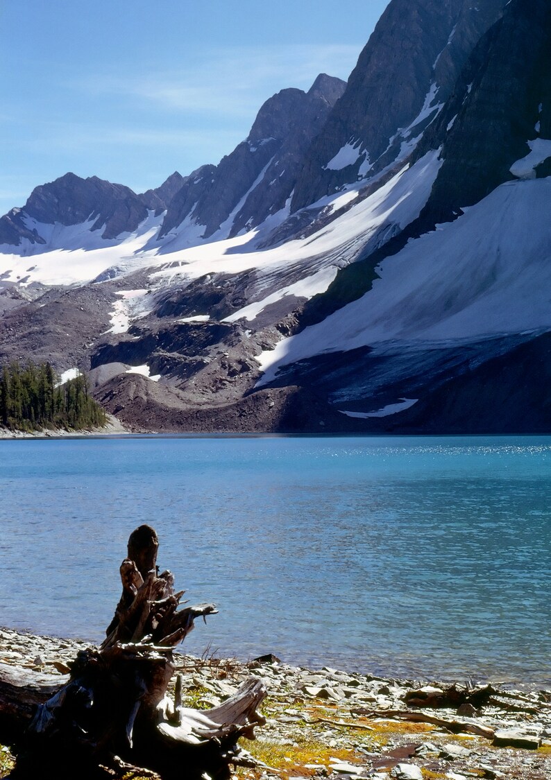 Fine Art Print, Mountain Landscape, Floe Lake, Kootenay National Park, B.C. Canada Full Color
