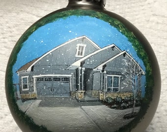 Hand Painted Glass Ornaments