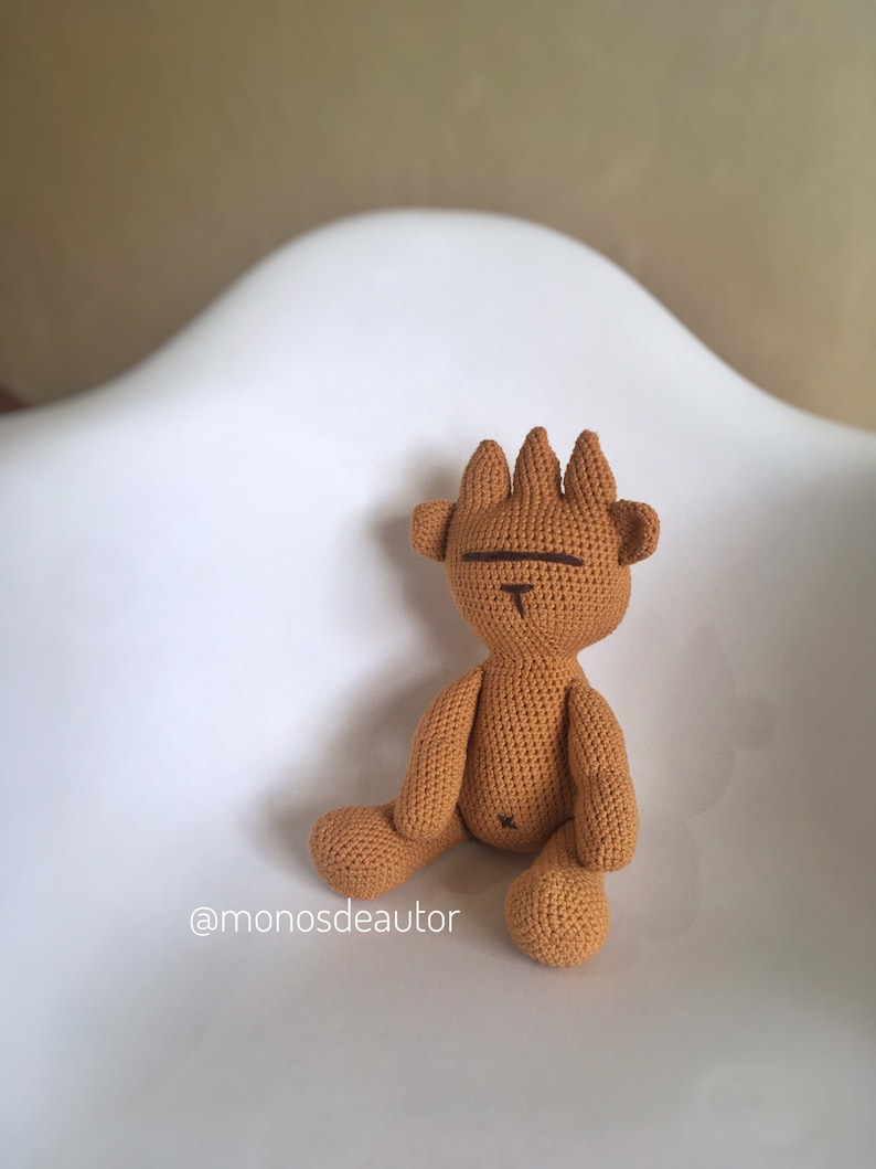 Tomee Bear From Eddsworld Amigurumi Pattern 2 Languages Tom Etsy Hong