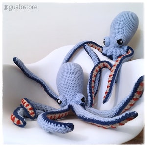 Amigurumi Pulpo Gigante Patrón Crochet