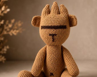 ONLY PATTERN! Tomee Bear From Eddsworld (2 Languages), Tom Tord
