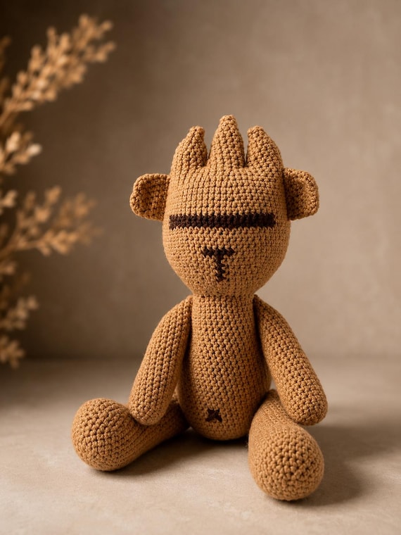 ONLY PATTERN! Tomee Bear From Eddsworld (2 Languages), Tom Tord