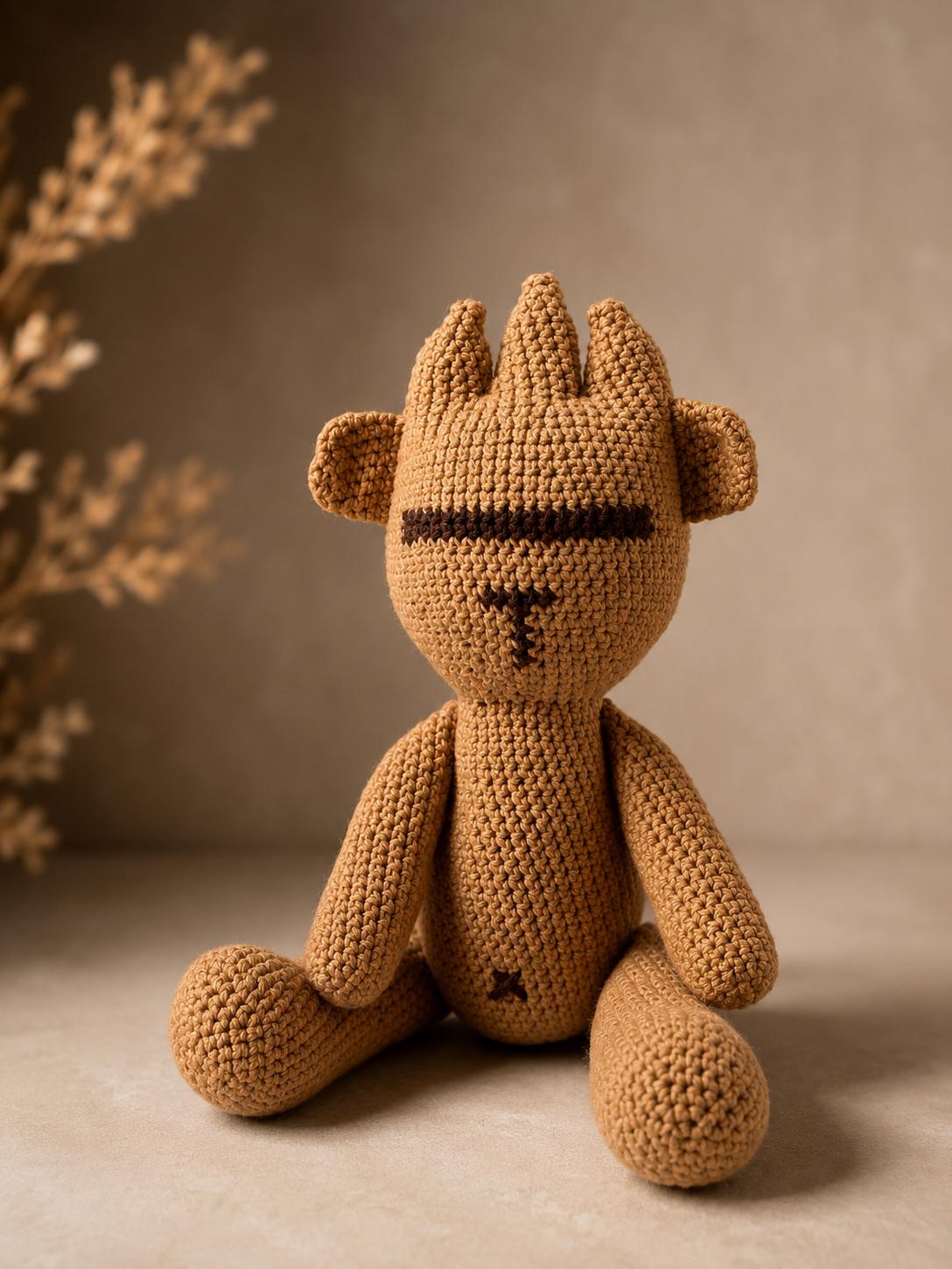 ONLY PATTERN! Tomee Bear From Eddsworld (2 Languages), Tom Tord