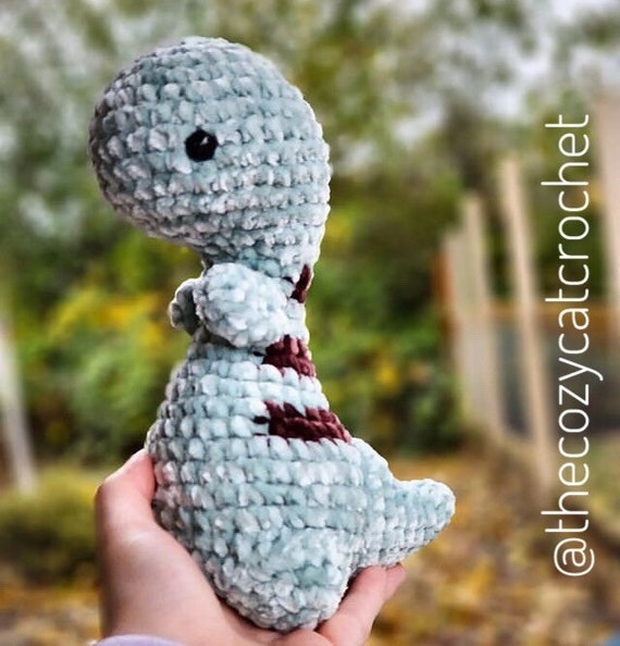 Patrón PDF De Amigurumi Dinosaurio 3 Idiomas - Etsy Patrón PDF De Amigurumi Dinosaurio 3 Idiomas - Etsy