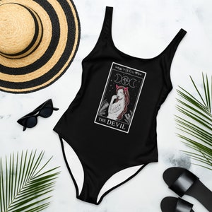Tarot Devil One-Piece Swimsuit