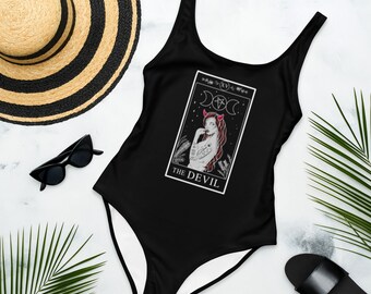Tarot Devil One-Piece Swimsuit