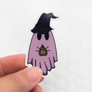 Witchy Ghost Vinyl Sticker