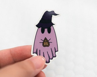 Witchy Ghost Vinyl Sticker