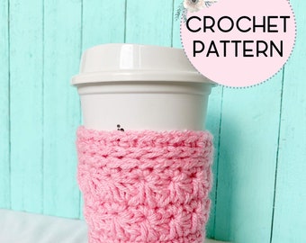 PDF- Sterne Hohl Kaffee Cosy - Häkelanleitung - PDF download