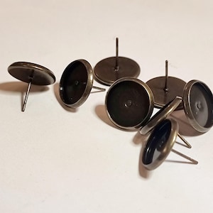 10 pezzi di maniglie per cassetti in bronzo anticato per mobili