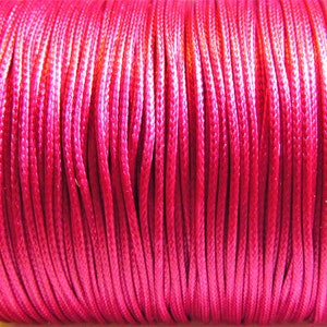 10m Polyester Cord 1mm fuchsia