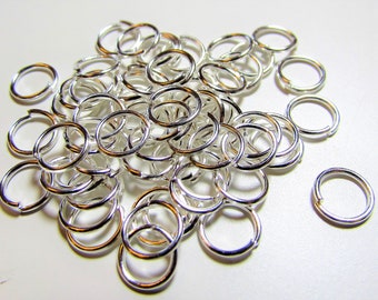 Jumprings 6mm silver color