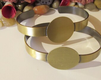 Bracelet ant. Bronze, Tray 25mm