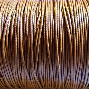 10m Polyester Cord 1mm brown