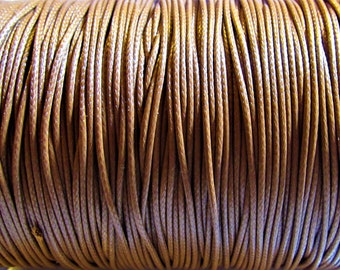 10m Polyester Cord 1mm brown