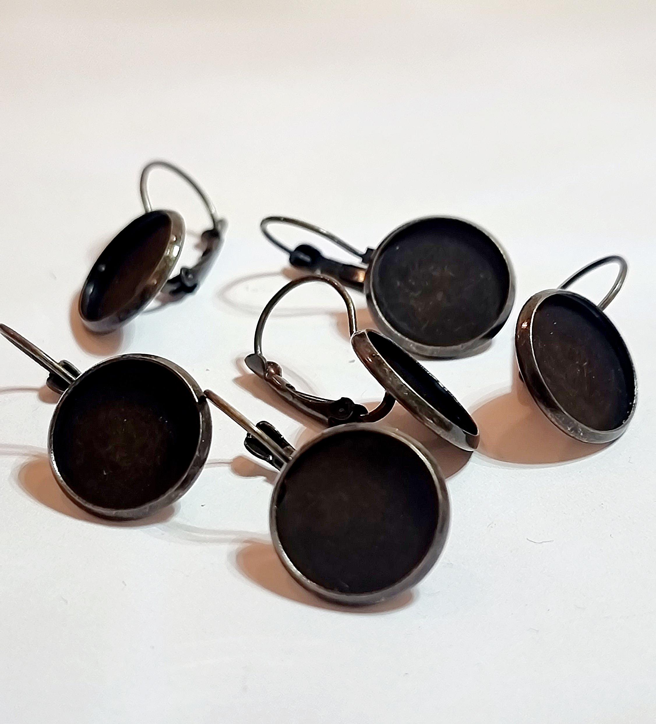 Una Coppia In Argento Sterling 925 12/16/20mm Zircone Orecchini A - Foto 7