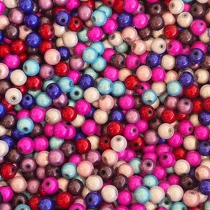 Miracle Beads - 8mm Round Red, Craft, hobby & jewellery supplies