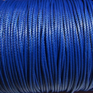 10m Polyester Cord 1mm blue