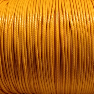 10m Polyester Cord 1mm orange