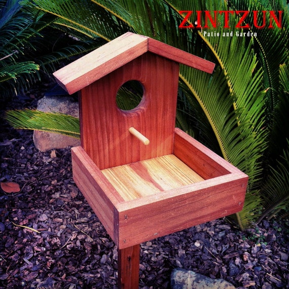 Items similar to Redwood Bird Feeder on Etsy