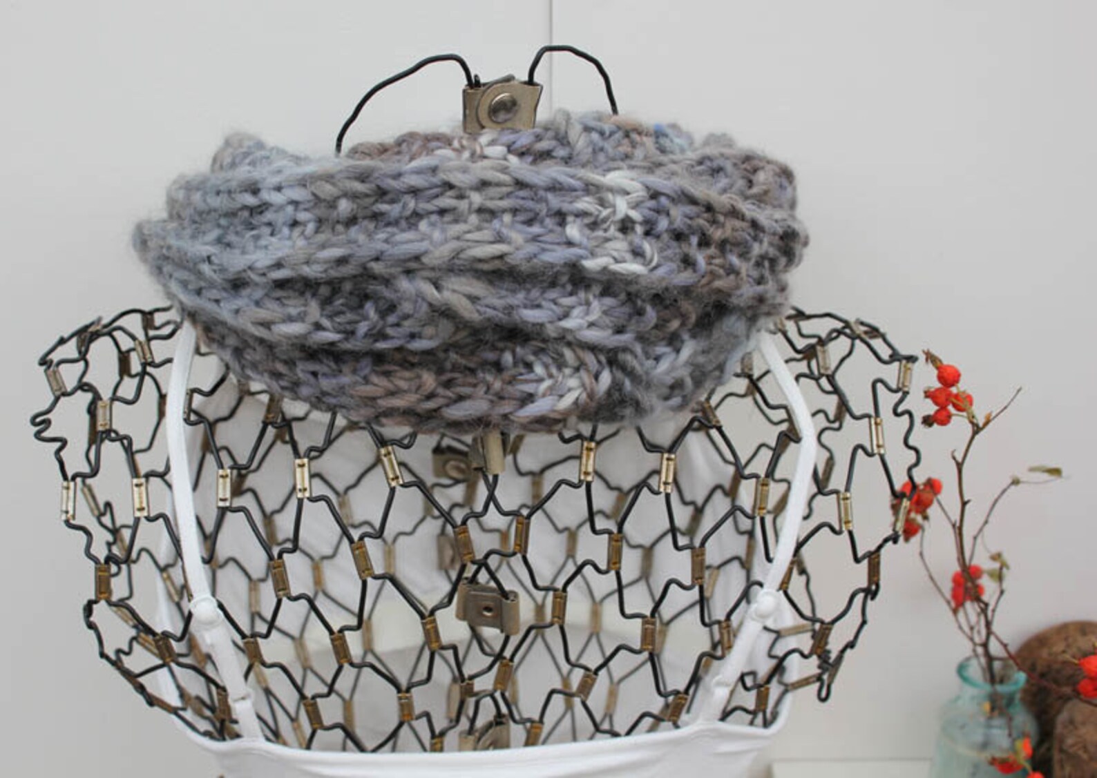 Chunky Infinity Cowl Knit Cowl Chunky Hand Knit Cowl Storm | Etsy