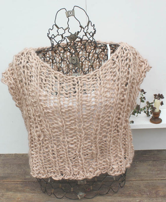 loose knit vest