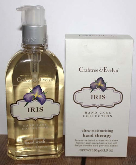 Piece Crabtree Evelyn Iris Hand Wash and Moisturizing Hand Therapy  Iris Hand Therapy Iris Conditioning Hand Wash Ultra Moisturizing