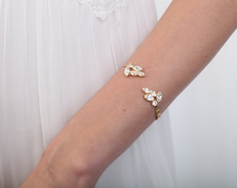 Bridal cuff bracelet