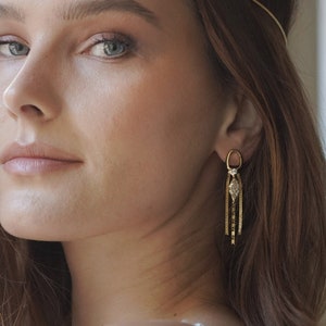 Braut Boho Ohrringe