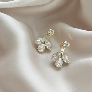 Ear Jacket, Gold Ear Jacket , CZ earjacket