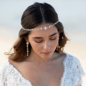 Wedding top hair chain