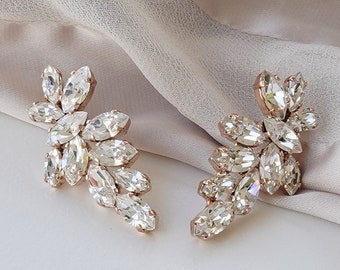 Bridal earrings, Crystal Earrings