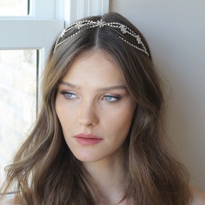 Bridal Crystal Tiara Headband image 1