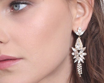 Chandelier earrings , Wedding earrings , Statement Bridal Earring